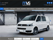 Tablet Screenshot of manchestervansales.com